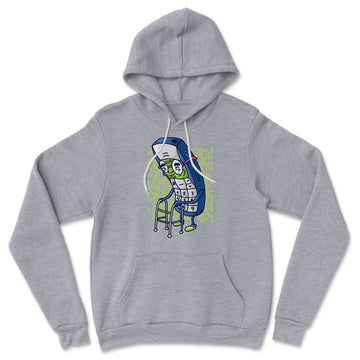Old Nokia Cellphone Hoodie in Athletic Heather color